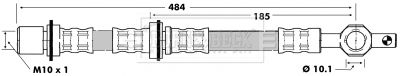 BORG & BECK Тормозной шланг BBH6452